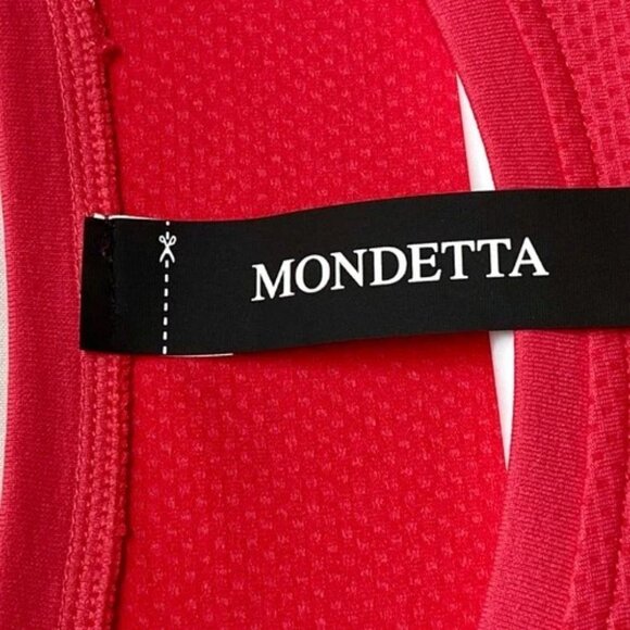 Mondetta Active T-Shirt Women's Large Bright Pink Seamless Fitted Crewneck NWT - Picture 6 of 9